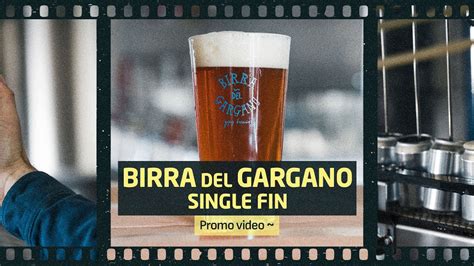 Birra Del Gargano Single Fin Promo Video Youtube