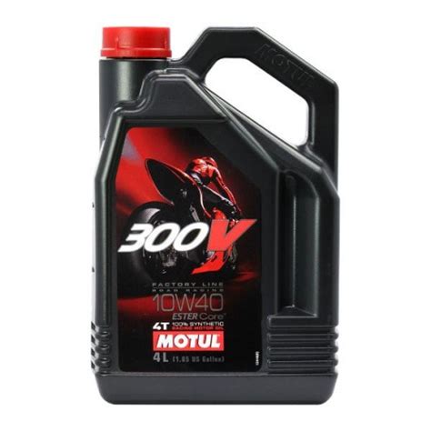 MOTUL 300V 4T Factory Line 10W40 4L Ords Motorcycles