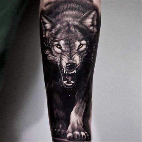 Alpha Wolf Tattoo