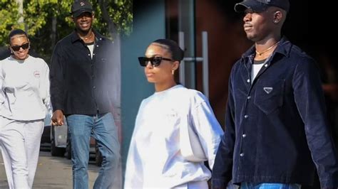 Lori Harvey Actor Beau Damson Idris Hold Hands On A Shopping Trip In