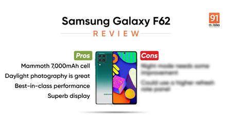 A detailed review of the Samsung Galaxy F62