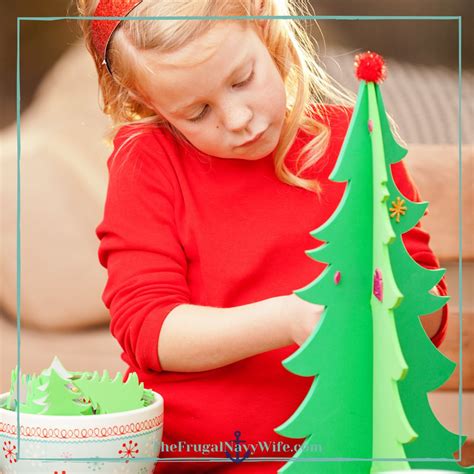 Easy Preschool Christmas Crafts The Frugal Navy Wife