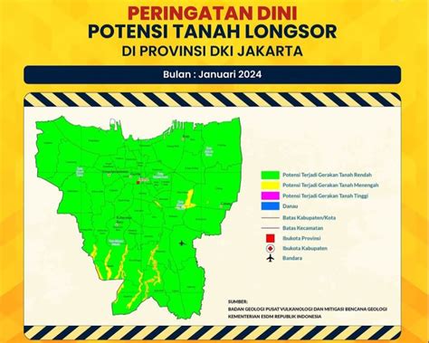 Sebanyak 16 Kecamatan Di Jakarta Masuk Zona Rawan Longsor Masyarakat