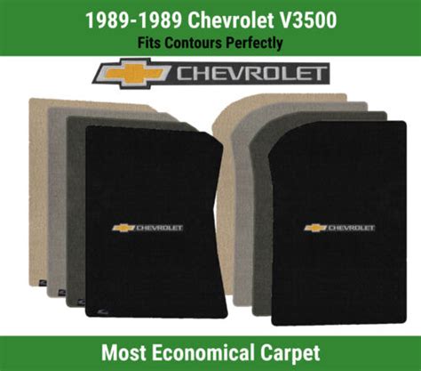 Lloyd Velourtex Front Carpet Mats For 89 Chevy V3500 W Chevy Bowtie