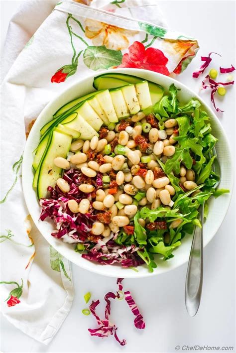 Tuscan White Bean Salad With Arugula Recipe