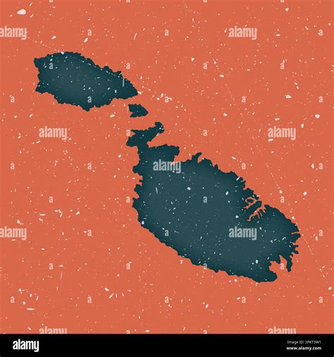 Mappa Di Malta Vintage Im Genes Vectoriales De Stock Alamy