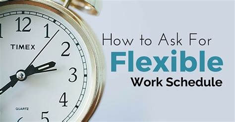 How To Ask For Flexible Work Schedule Top Ways Wisestep