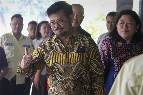 Menteri Pertanian Syahrul Yasin Limpo Mengundurkan Diri Usai Dituduh