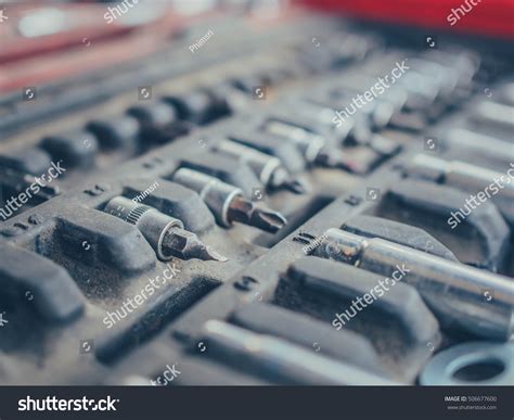 Car Engine Tools Made Vintage Filter Stock Photo 506677600 Shutterstock