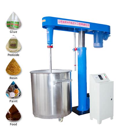 1000L Latex Paint Mixing Machine 22kw High Speed Disperser Variable