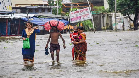 Gorakhpur Flood Rapti Rohan Rivers Flow Above Danger Mark Several