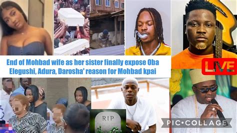 End Of Mohbad Wife As Her Sister Finally Expose Oba Elegushi Adura