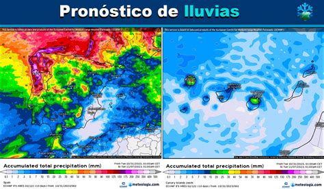 Estas Son Las Lluvias Que Podemos Esperar Durante Los Próximos Siete Días Según Los Modelos