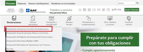 Declaración Mensual Nuevo Portal Del Sat 2018 Contador Contado