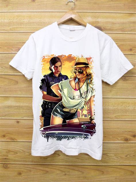 Grand Theft Auto Game GTA 5 Men Summer T Shirts