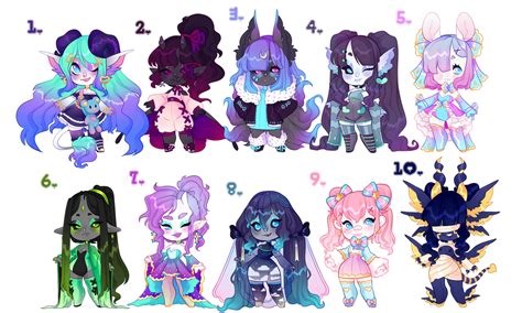 Chibi Adoptables Closed By Tailgatescutebooty On Deviantart