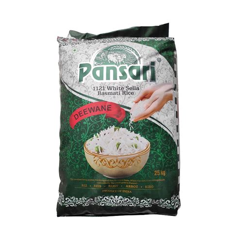 Kg Pansari White Sella Deewane Basmati Rice Zoneofdeals