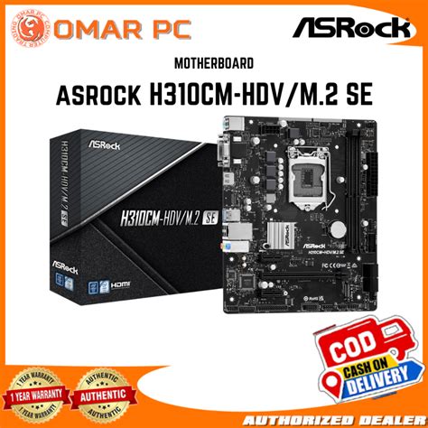 BRANDNEW ASROCK H310CM HDV M 2 SE MOTHERBOARD Supports 6th 7th 8th