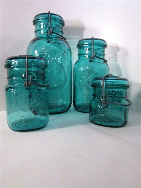 These Four Ball Ideal Canning Fruit Jars Are Reproductions Of Antiques