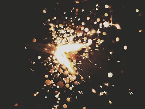 Free Images Bokeh Dark Sparkler Spark Circle Explode Fireworks