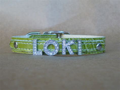 Rhinestone Dog Collars Personalized Bling Dog Collars Small - Etsy