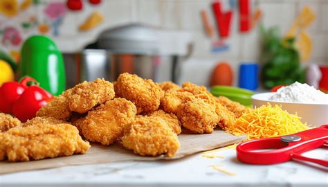 Delicious Easy Cheesy Chicken Nuggets Recipe For Quick Meal Prep