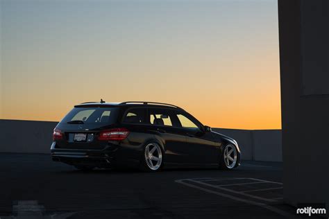 Its Wagon Time Slammed Mercedes E Class Wagon Sitting On Rotiform Rims Rotiform Wheels