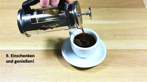 Kaffeezubereitung Mit Der Frenchpress