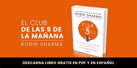 PDF El Club de las 5 de la Mañana Robin Sharma Descargar libro