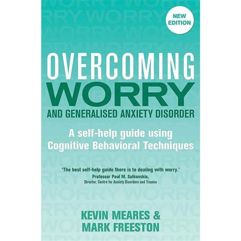 Overcoming 4 Books Collection Set Worry And Generalised Anxiety
