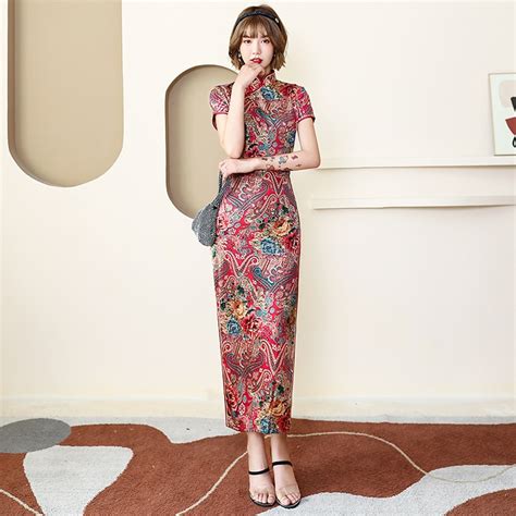 Robe Chinoise Fleurs Ma Robe Chinoise