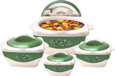 Multicolour Polished Plastic Hot Pot Casserole Set For Home Shape Round At Rs Set In