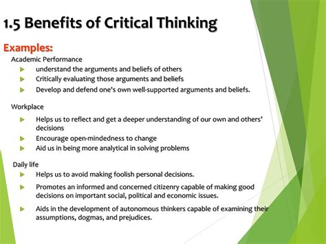 Ppt Introduction To Critical Thinking Powerpoint Presentation Free