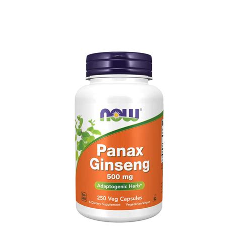 Now Foods Panax Ginseng Mg Capsules