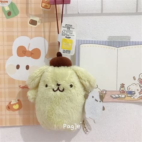 Jual Pompompurin And Muffin Fur Bulu Sanrio Characters Rare New Tag