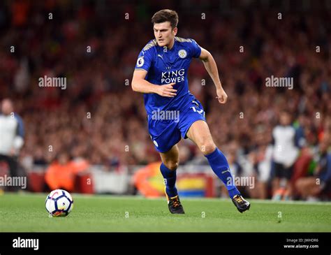 HARRY MAGUIRE OF LEICESTER CIT ARSENAL V LEICESTER CITY EMIRATES ...