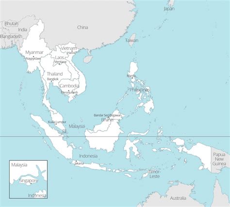 Printable Map Of Southeast Asia | Printable Maps