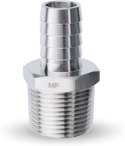 Amazon Maacflow Stainless Steel Male Npt To Hose Id Barb