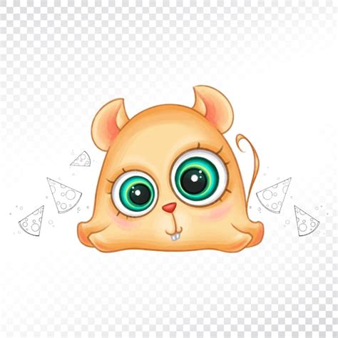 Premium Vector | Cute mouse illustration