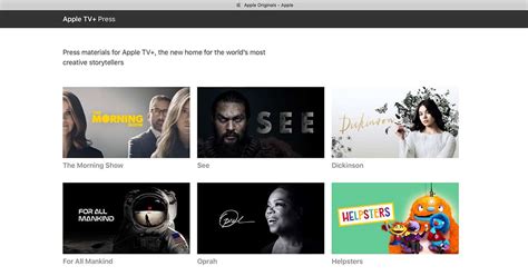 Apple Launches Dedicated Press Site for Apple TV+ Original Content- The ...