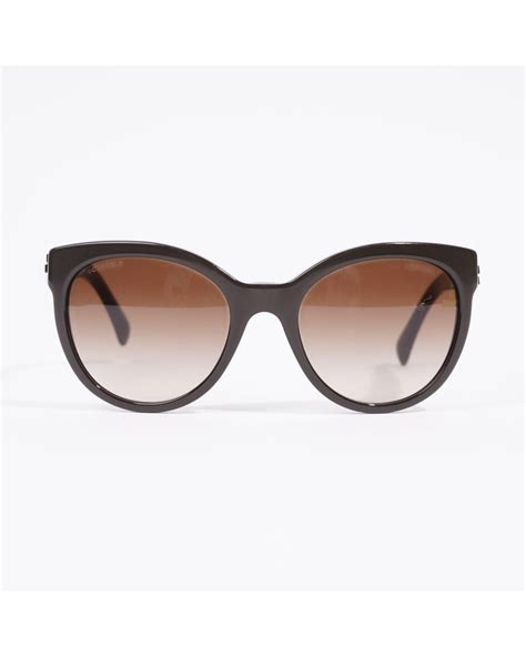 Chanel Cc Sunglasses Acetate 54mm 20mm In Brown Lyst