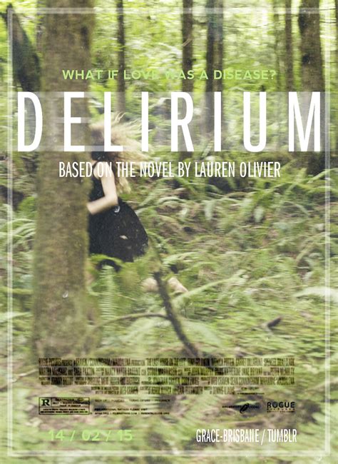 Delirium Fanmade Movie Poster Delirium Fan Art 33153209 Fanpop