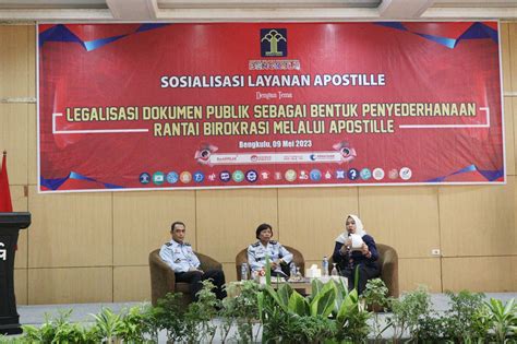 Penyederhanaan Birokrasi Kanwil Kemenkumham Bengkulu Sosialisasi