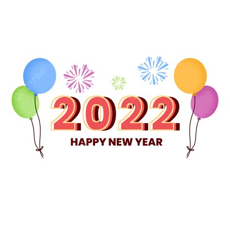 Feliz Año Nuevo 2022 Fuegos Artificiales PNG Tahun Baru 2022 Año