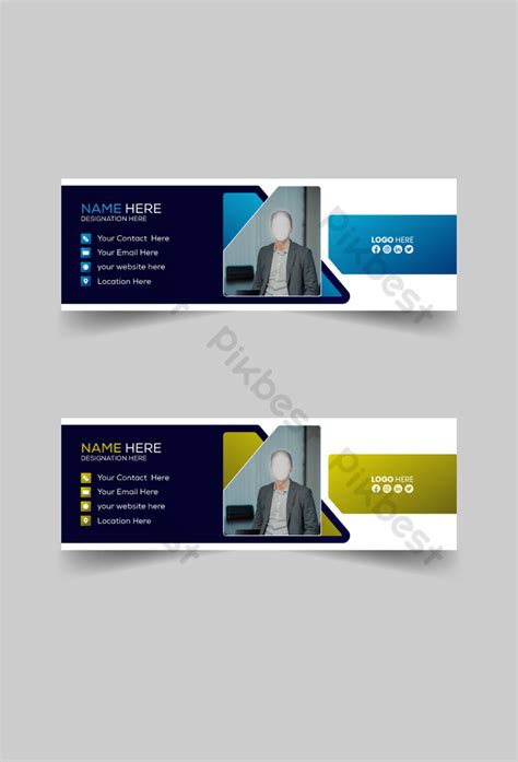 Modern And Simple Layout With An Author Photo For A Business Email