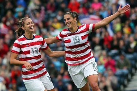 London Olympics: Carli Lloyd scores in U.S. soccer victory over ...