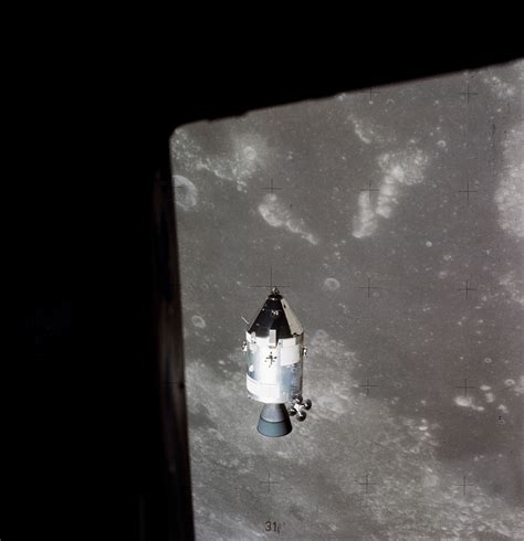 View of the Apollo 15 Command/Service Module in Lunar Orbit - Moon: NASA Science