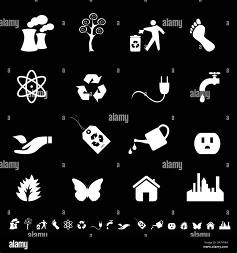 Environment Friendly Ecology Symbols Icon Set Stock Vector Image And Art Alamy