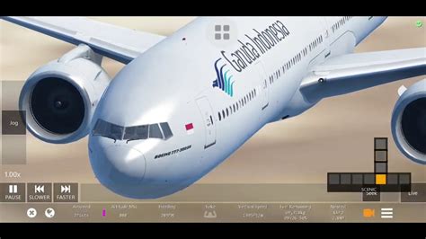 Infinite Flight Simulator Garuda Indonesia Boeing 777 300 ER Take Off