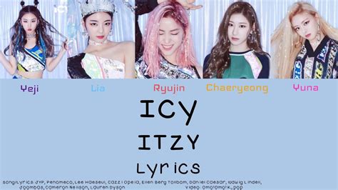 Itzy Icy Lyrics Hanromeng Youtube